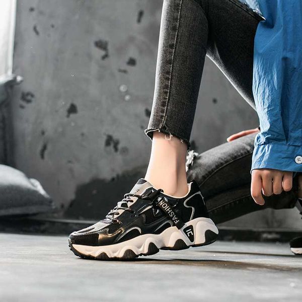 

women 4cm platform white sneakers racer female outdoor brand students woman girls training shoes pink womens running shoes