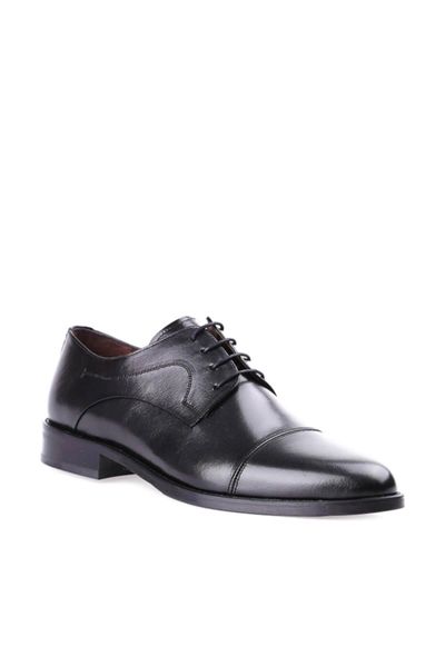 

derimod genuine leather black men 's classic shoes