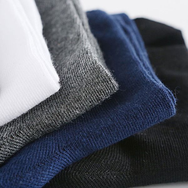 

men's trend socks, odor proof, sweat proof, young people's solid color socks. category 103, Black