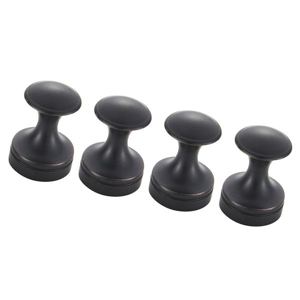 

4pcs vintage brass wall hooks decorative coat
