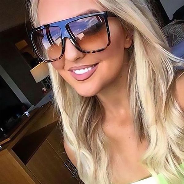 

thin shadow women oversized sunglasses 2019 trendy black leopard sun glasses female sunnies vintage flat sunglasses, White;black