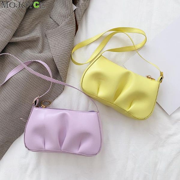 

pu leather solid women shoulder bag candy color female casual female messenger square handbag elegant ladies pouch