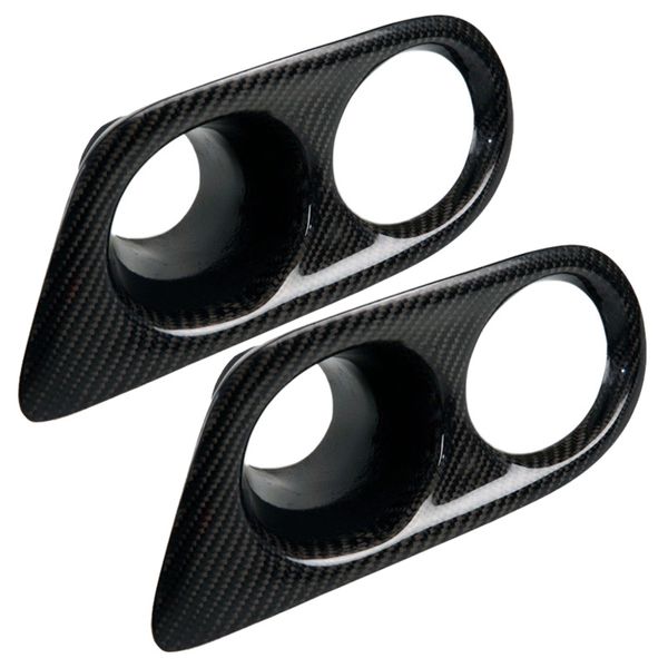 

real carbon fog light cover surrounds air duct for 3 series e46 m3 01-06
