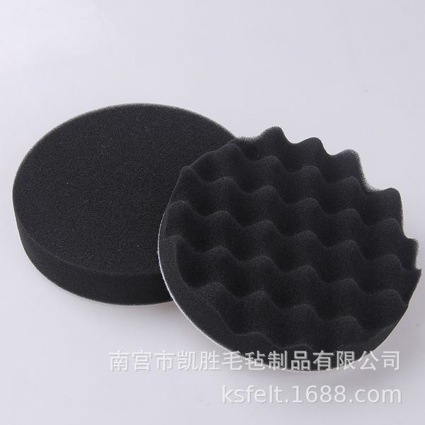 

34567 дюймов самоклеящийся оранжевый плоская волна воск полировка губка колесо закрытие глазури губка хоровод мяч