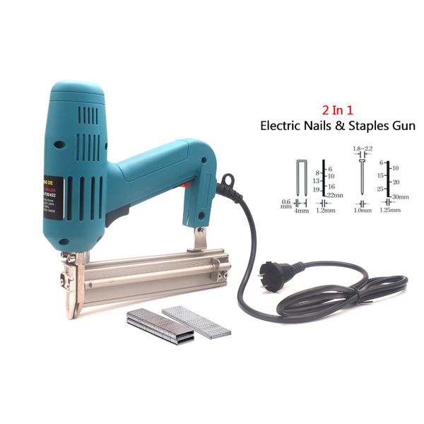 

f30/422j electric nail stapler gun 2 in 1 woodworking framing tools