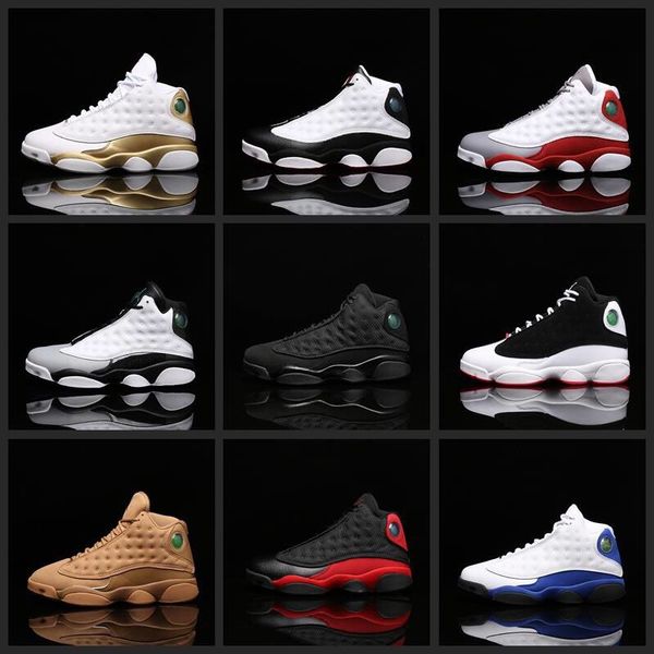 

2019 High Quality Jumpman XIII 13 Basketball Shoes Mens 13s Gold/Championship MVP Finals training Sneakers Sports Running Shoes Size 7-12