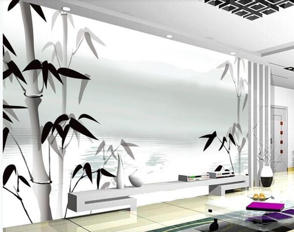 

beautiful scenery wallpapers 3d murals wallpaper for living room bamboo wallpapers mountain water background wall