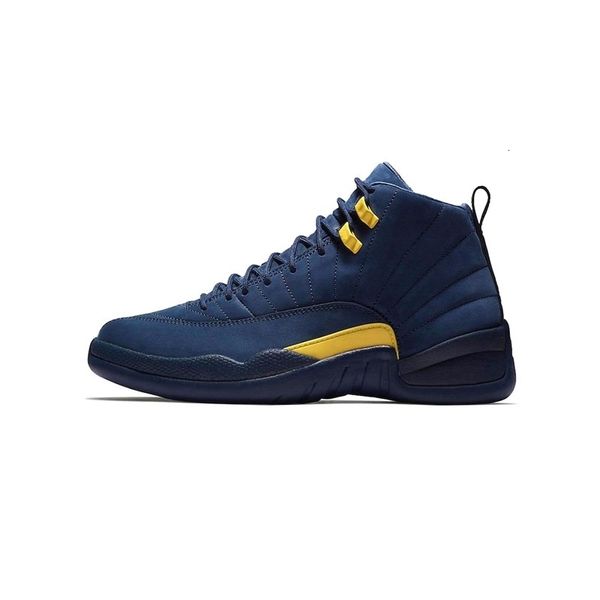 

mens 12s basketball michigan dark grey o-black playoffs vachetta mens sports shoes gym red flu game the master taxi sneakers shoes ct10