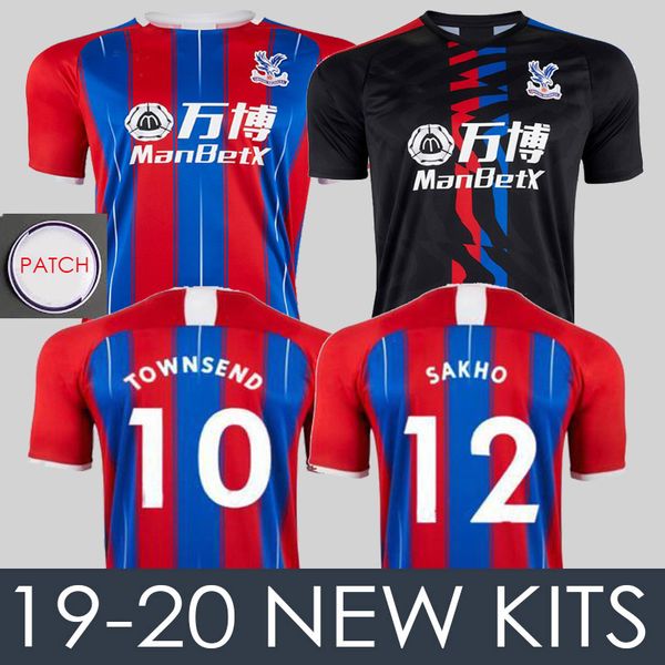 

19 20 Crystal Soccer Jerseys Palace Zaha MILIVOJEVIC TOWNSEND SAKHO BENTEKE Batshuayi 2019 2020 Crystal Football Palace Kits Shirt Uniform