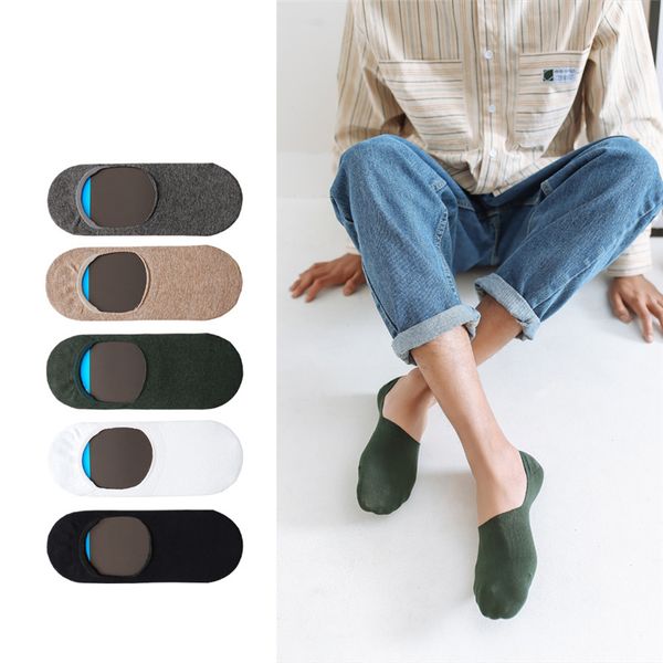 

spring summer breathable men's mesh cotton socks male outdoor sports short socks absorb sweat deodorization boat for male, Black