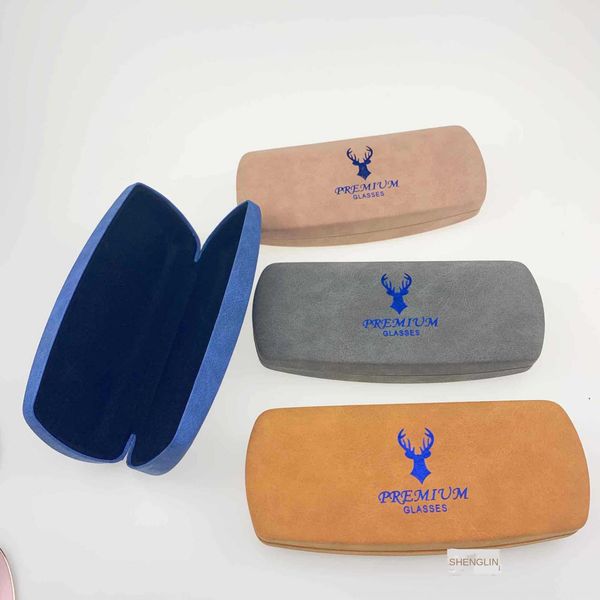 

sheba leather high-end case case myopia deer head glasses box myopia glasses box