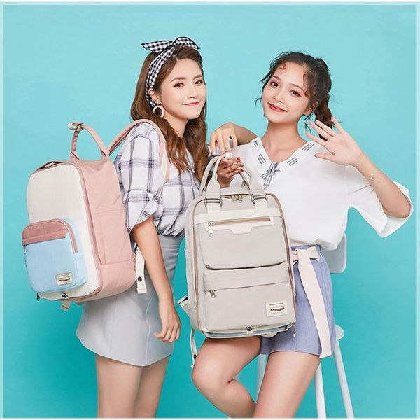 

atinfor brand anti theft waterproof nylon backpack girls college student lapbag travel shoulder backpacks children book bags