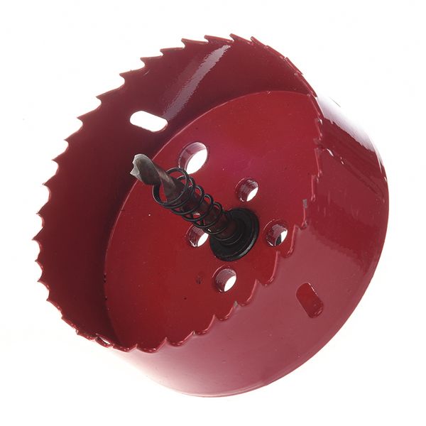 

new 10mm shank twist drilling bit 90mm diameter hole saw red