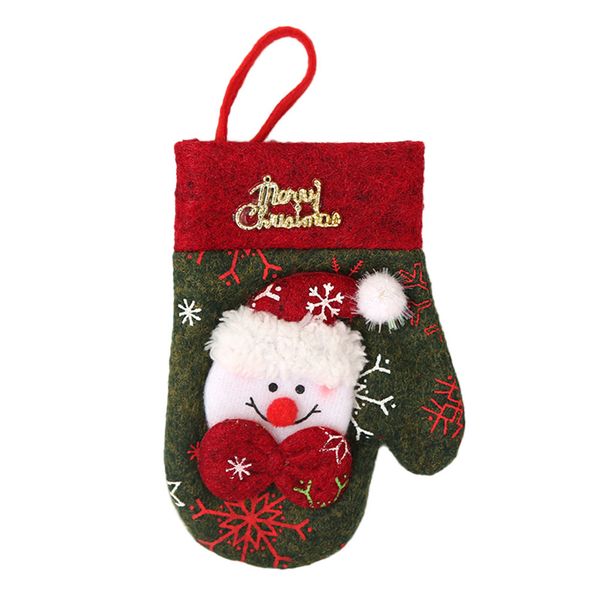 

christmas knife fork glove bag cover snowman santa claus pattern decor