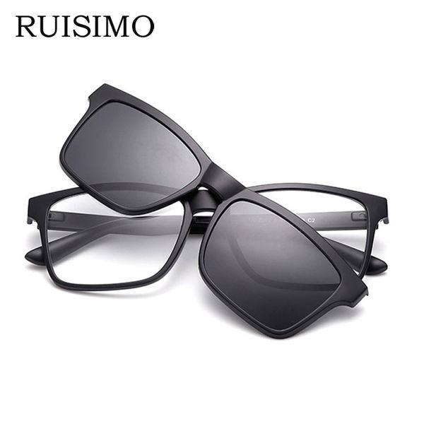 

ruisimo men eyeglasses fashion myopia optical computer glasses frame brand design plain eye glasses retro de grau femininos, Silver