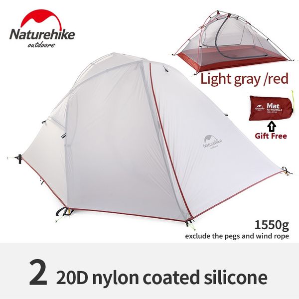 

naturehike silent wing series three season aluminium pole tent outdoor single double camping mountaineering tents wind rainproof