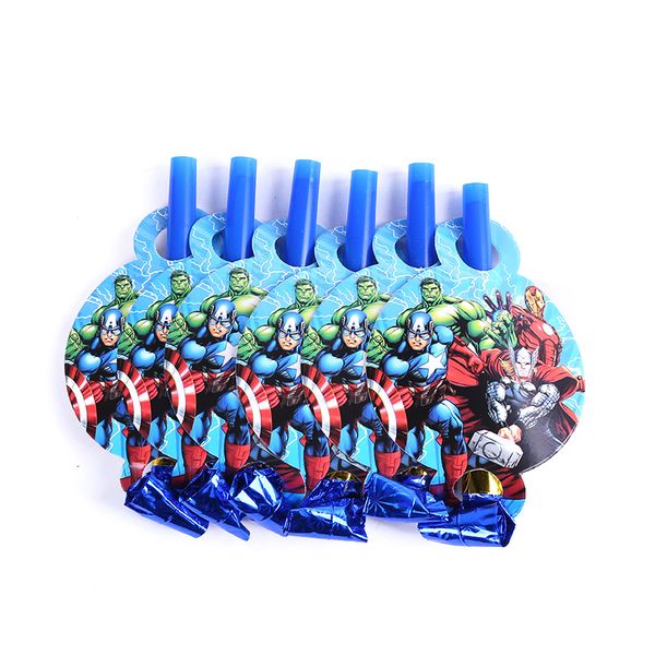 

6pc 14cm the blow out plastic blowout theme party noise maker for kids boy girl birthday party decoration