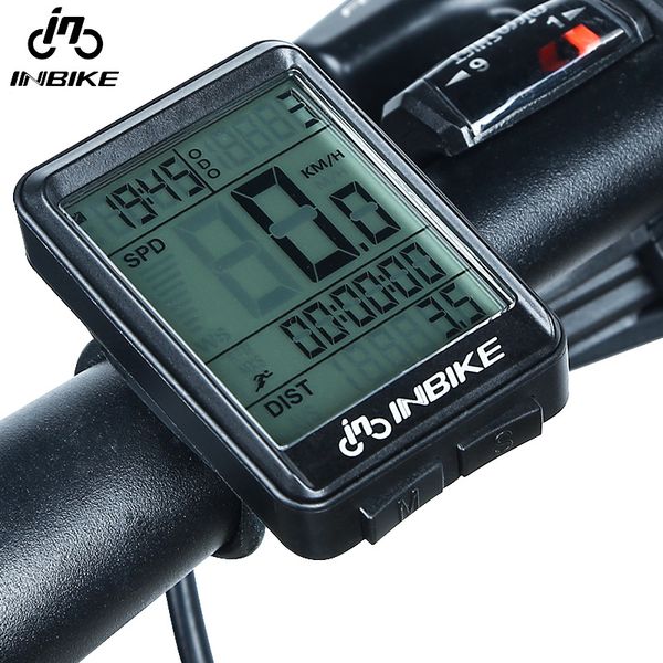 

inbike rainproof bicycle computer wireless mtb bike cycling waterproof odometer satch speedometer watch led digital rate