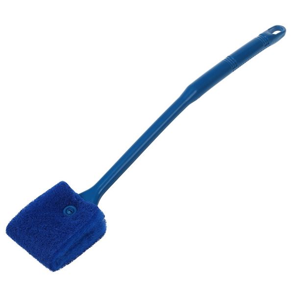 

double sided sponge cleaning brush cleaner scrubber, blue