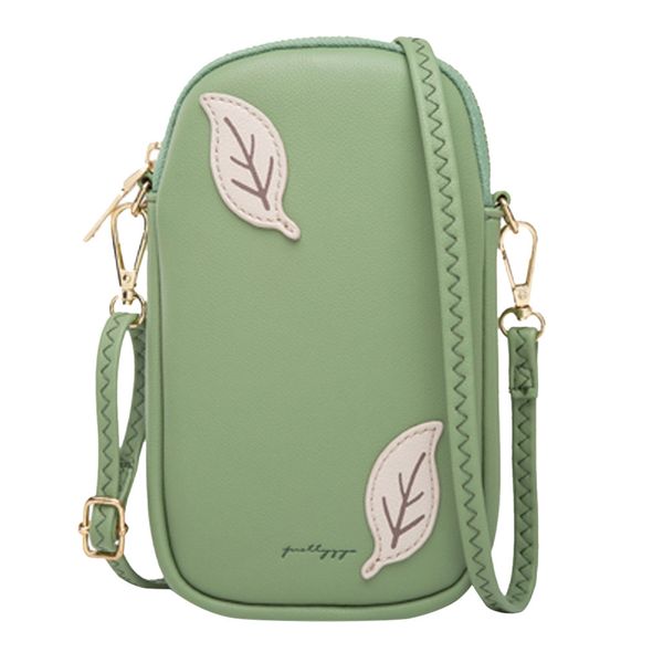 

women's leather bag 2019 new fashion multi-function leave zipper mobile phone bags long wallet solid messenger bags #zer