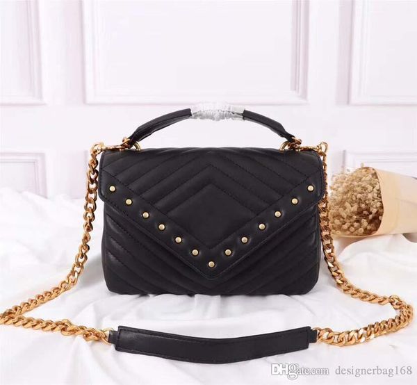 

2018 fashion classic women designer luxury good leather handbags shoulder handbag handtaschen v bag strap designer crossbody chain bag