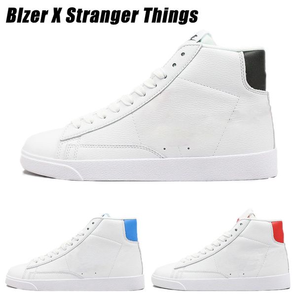 

stranger things x blazer mid hawkins skateboard shoes vintage 197s7s high fashion street designer shoes sports trainer