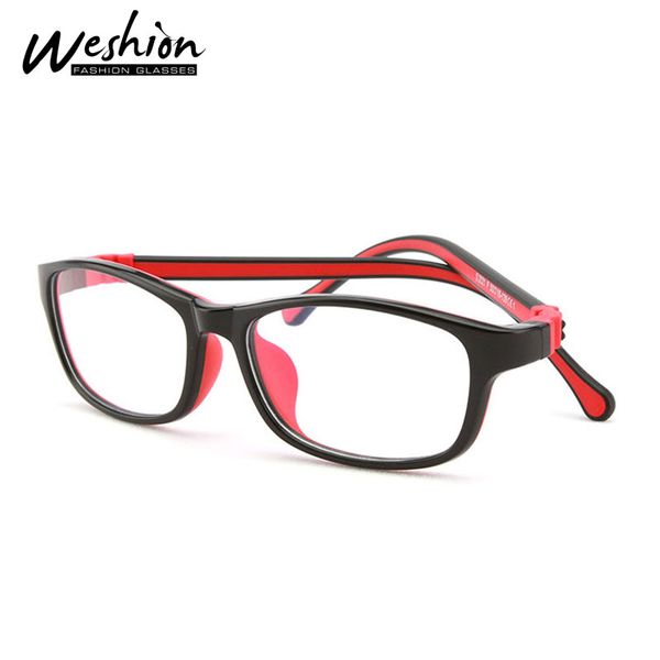 

teens anti blue light glasses kids junior youth boy girls silicone optical frame anti reflective computer eyeglasses 5-15 2020u, White;black