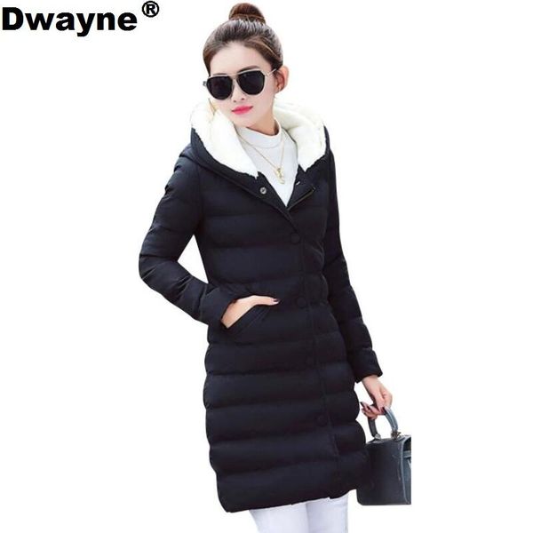 

winter female jacket 2019 winter coat women warm long women parkas hooded jacket warm female parka, Tan;black