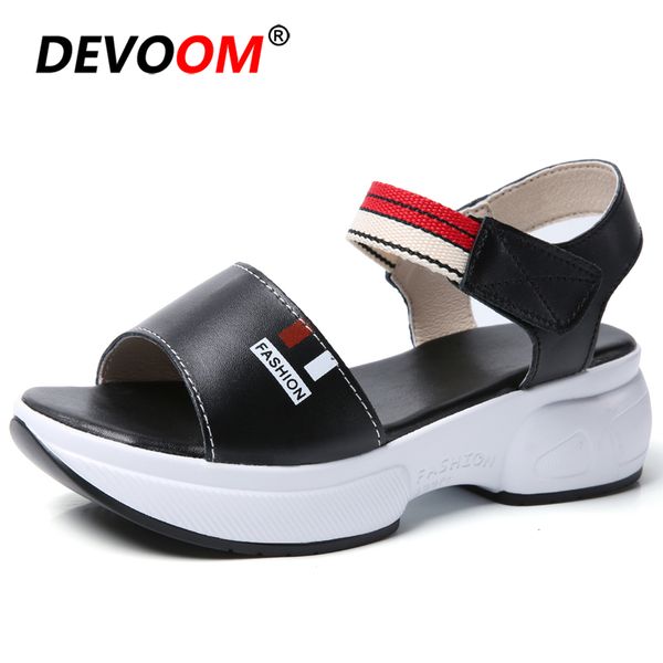 

outdoor platform sandals women leather sport hiking girl sandals beach summer female shoes sandalias mujer 2020 femmes sandales