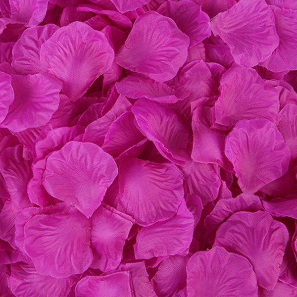 

500pcs flower petals decorations basket wedding celebration silk rose petals