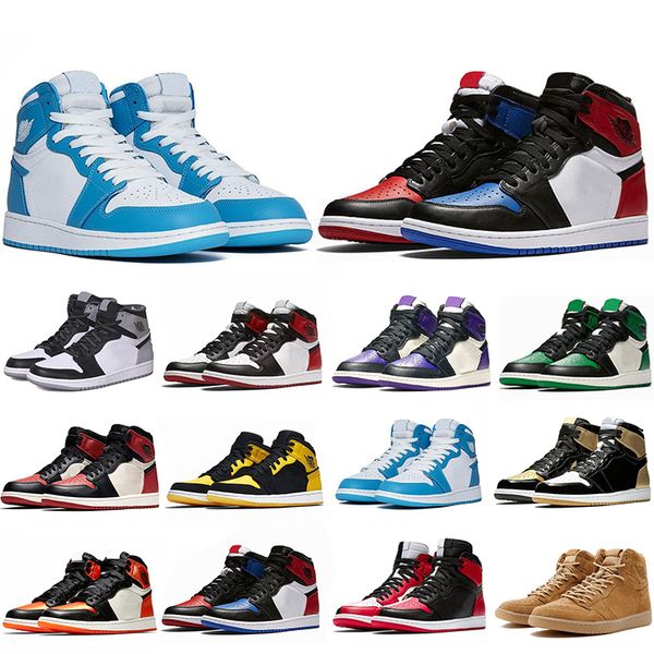 

New Arrival 1 1s Mens Basketball Shoes Not For Resale Red Yellow paris saint german Top 3 UNC Designer Sport Sneakers EUR 40-47