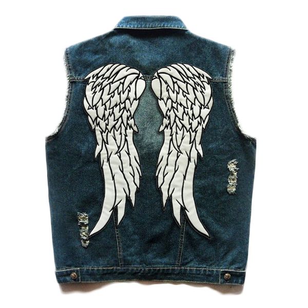 

herobiker motorcycle vest classic vintage motorcycke jacket men club denim vest biker motorcycle rider sleeveless clothing