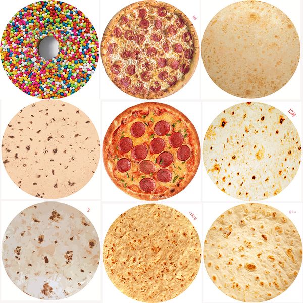 

super soft warm flannel blanket burrito blankets 280gsm round shape airplane travel throw coral fleece tortilla nap wrap blankets