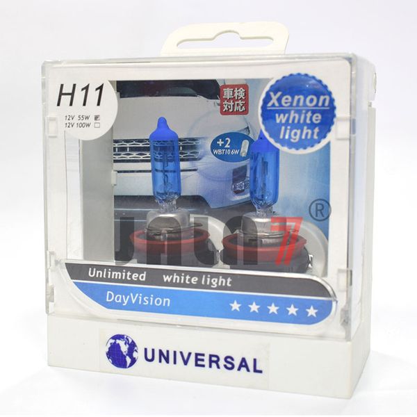 

2 ШТ. H11 55 Вт Ксеноновые Галогенные Фары Лампы Противотуманные Фары Лампы 6000 К Фара