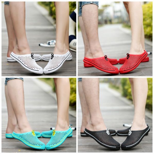 

Summer Fashion Couples Slippers Hollow Out 5 Colors Leisure Beach Sandals Outdoor Upstream Shoes Breathable Plus Size 10zm E1
