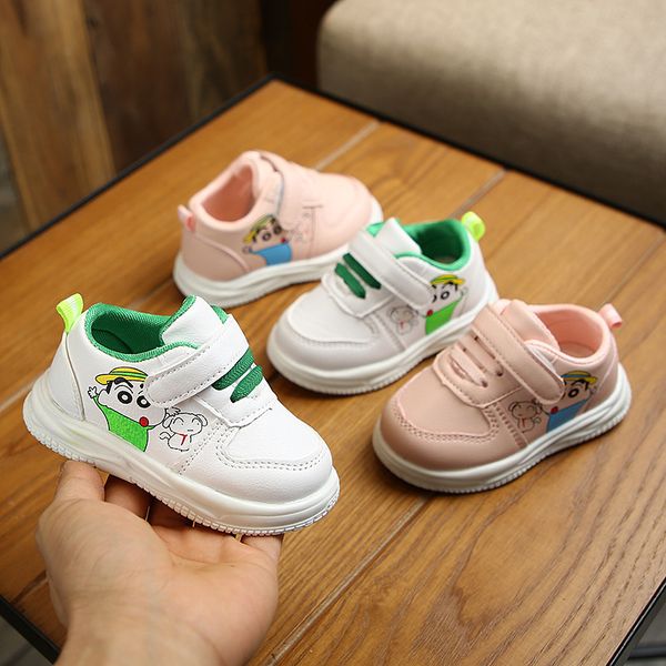 

kids designer shoesgirls' baby white shoes children's baby boy's anti-slip soft-soled toddler shoes single shoes 2020 spring, Black