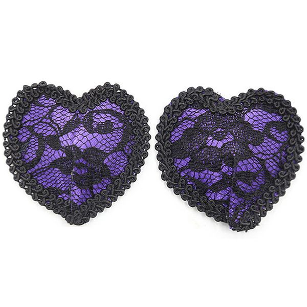 

женщины кружева ниппель крышки flirting pasties фетиш сосков чехлы наклейки сердца cubre pezones bra pads аксессуары, Black;white