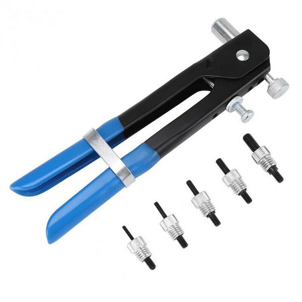 

86pcs / set blind rivet gun heavy duty screw thread insert hand riveting kit rivet nuts nail gun household repair tools