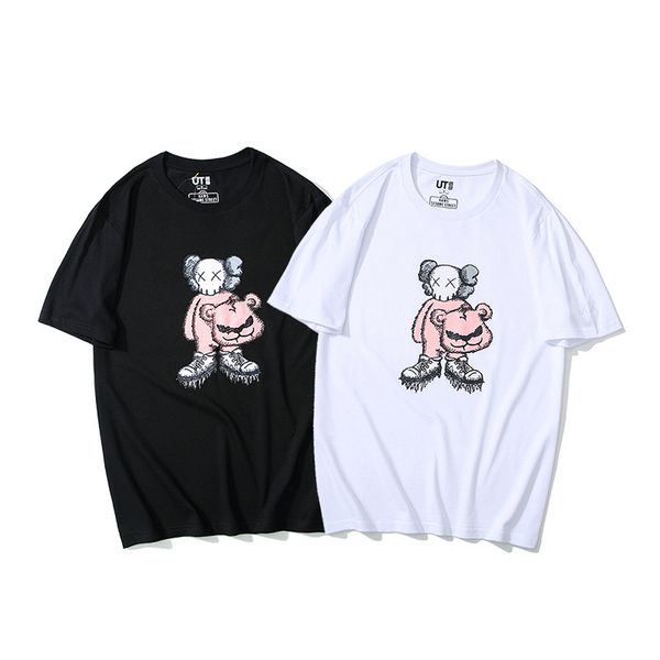 

Sesame Street X Kwas Joint Parody Cartoon Print Designer Mens Tshirt Summer Fashion Breathable Short Sleeve