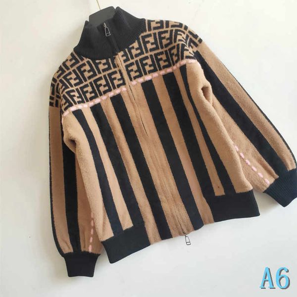 

конструктор свитера способа куртки осень и зима женская куртка с letter f printed hot sale женская свитер пальто размер s-la6, Black;brown