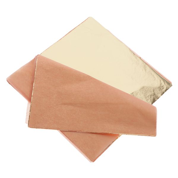 

100 sheets imitation gold leaf for arts, gilding crafting, furniture decorations