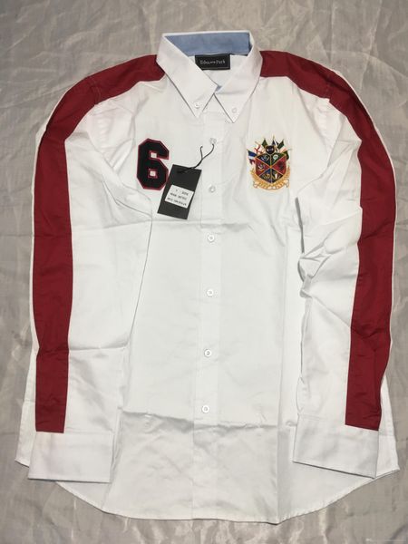 

2019 besting продажа eden park homme рубашка хлопок хорошее качество франция мужская рубашка высокая вышивка большой размер -3xl edenpark1, White;black