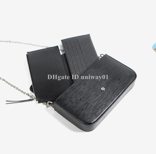 

quality women shoulder bag cross body clutch purse pochette felicie handbag brand designer classic flower