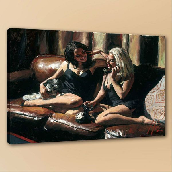 

modern home decor art canvas fabian perez ergie and geo ig oil painting on canvas home decor wall art picture handpainted & hd printed19820