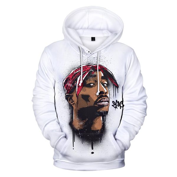 

2pac hoodies mens hoodie sweatshirt hooded men/women 2pac tupac amaru shakur hoody polluvers winter cap tracksuits, Black