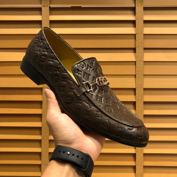 

2019 luxury men bowknot suede wedding dress male flats loafers gentlemen casual business leather shoes men formal shoes, Black