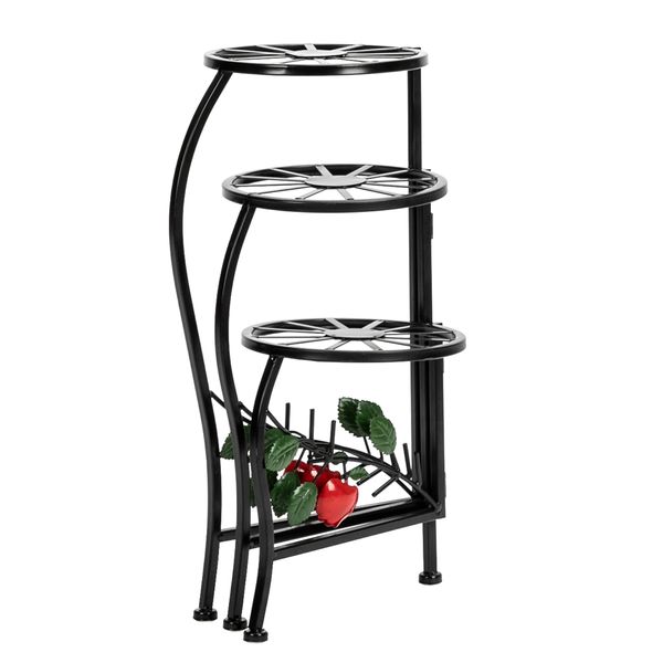

artisasset paint painted blade shape 3 blocks plant stand black