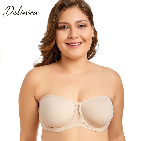 

women's non padded smooth convertible strapless underwire bra, Red;black