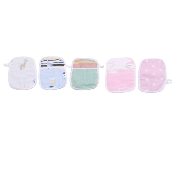 

new 6-layer gauze baby shower gloves baby bath towel bath towel double-sided cotton bath wipe baby care