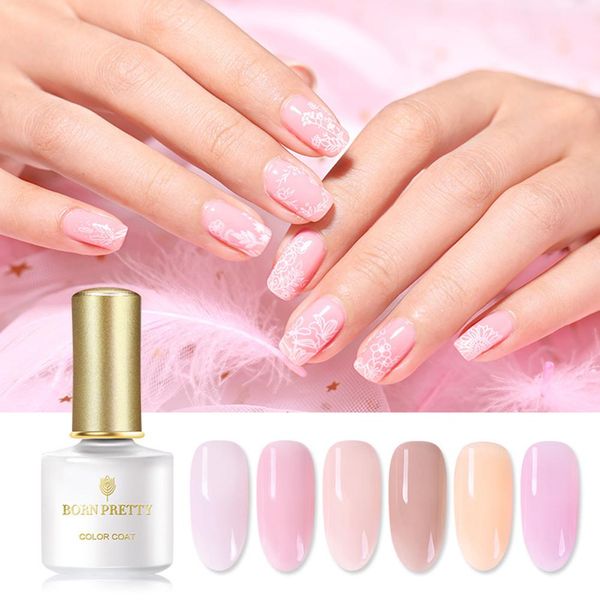 

6ml jelly ptherapy nail art polish gel long lasting soak off manicure decor makeup cosmetics beauty supplies, Red;pink